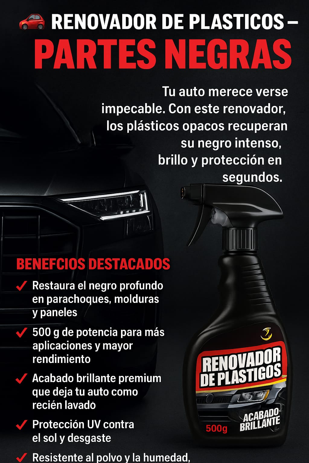 RENOVADOR DE PLASTICO 500G