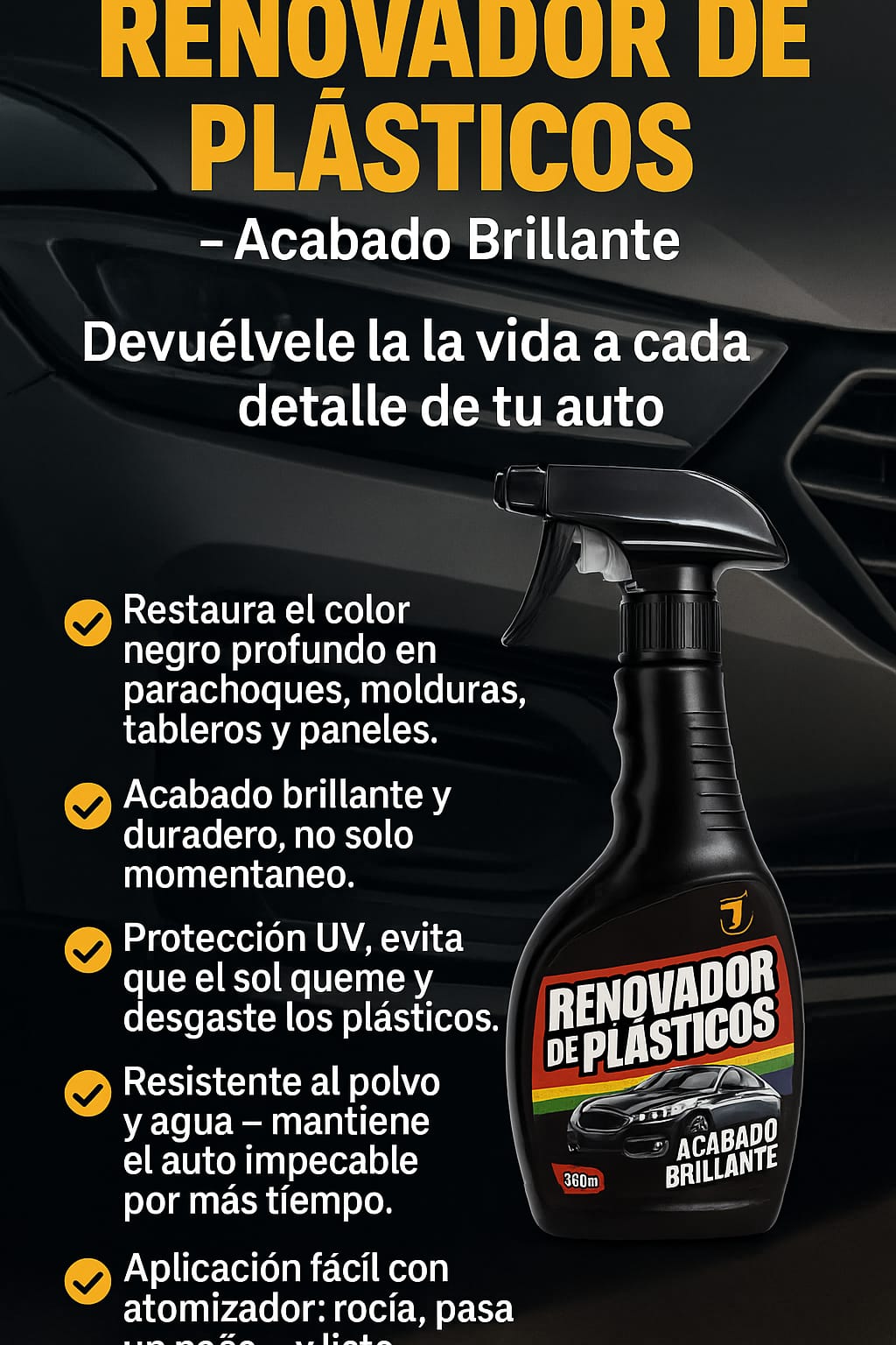 RENOVADOR DE PLASTICO 500G
